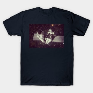 Coffee in Space by MontagealaBira T-Shirt